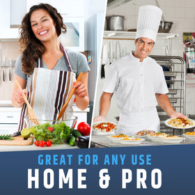 HMmagnets easy-clean stainless steel finish for a tidy kitchen look.