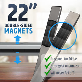 HMmagnets fridge mount anti-slip patch keeps knives stable during use.