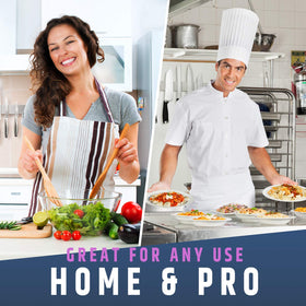 HMmagnets modern stainless steel design fits any kitchen style.
