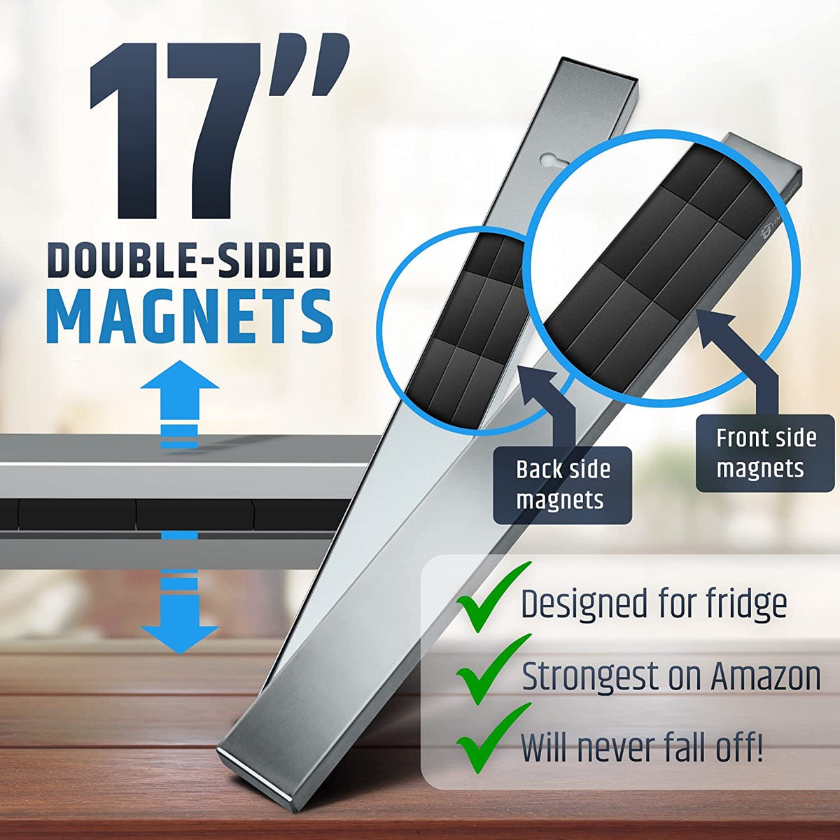 HMmagnets wall mount screws included for flexible installation options.