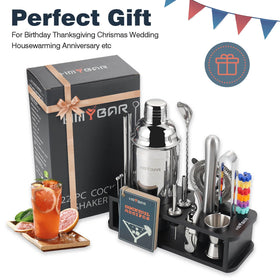 HMYBAR full 22pc kit displayed on a bar for entertaining