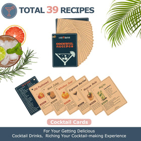 HMYBAR 39 recipe cards inspire classic and modern cocktails