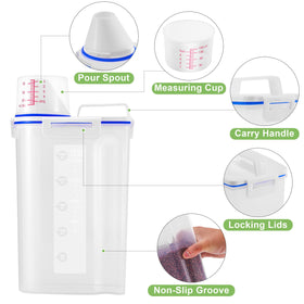 HNNJCK dishwasher-safe container for effortless cleaning after cooking.