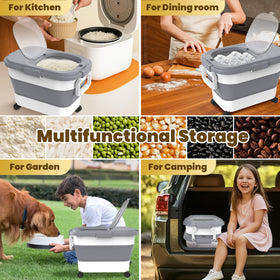 HOYTAMDAR kitchen storage setup demonstrates versatile dry-food management