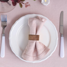 hoamayya universal-fit 2-inch napkin rings accommodating most napkins