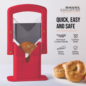 Hoan Bagel Biter on a kitchen counter saves space in busy kitchens.
