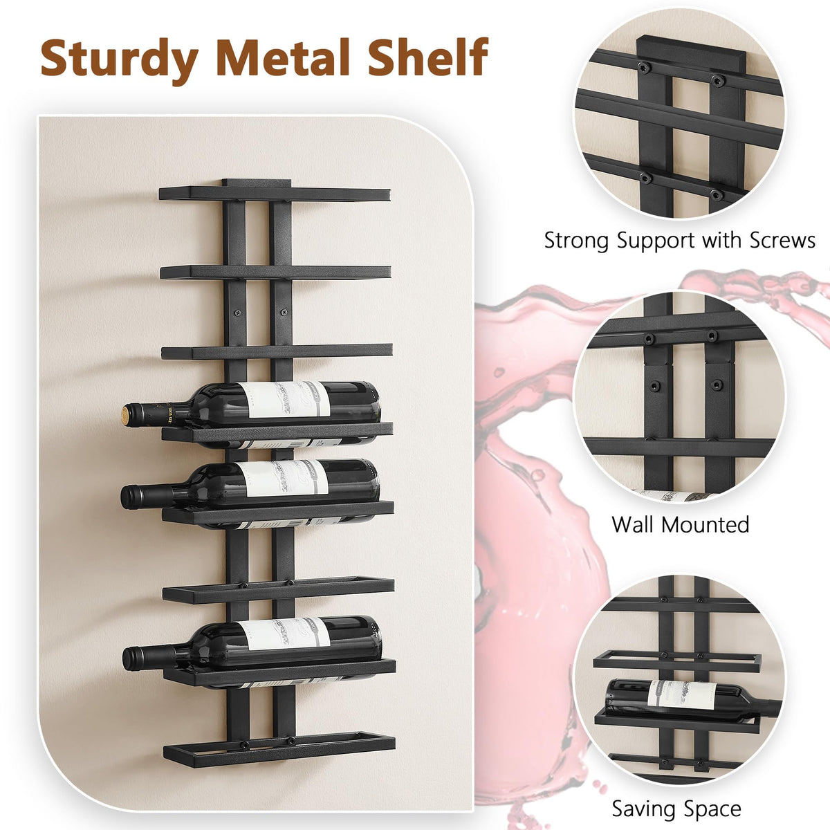 Hoctieon space-saving vertical design makes the most of small walls.