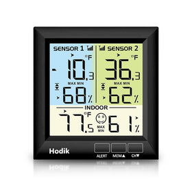 Pre-calibrated sensor ensures accurate temperature readings.
