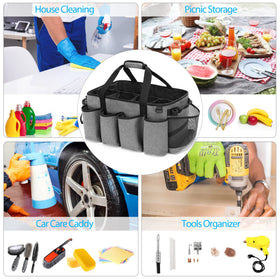 HODRANT extra-large cleaning caddy base plate adds stability on uneven surfaces