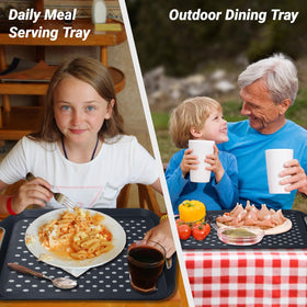 Hodvya raised edge prevents spills during serving.