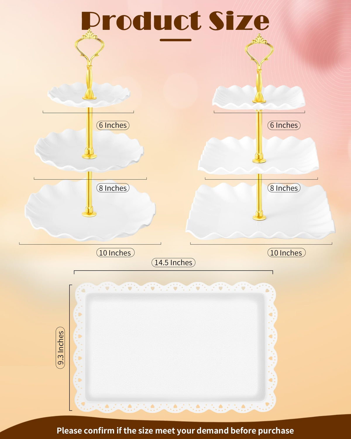 Hoedia cupcake stand 3-tier tower showcases cupcakes neatly for celebrations.