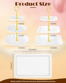Hoedia cupcake stand 3-tier tower showcases cupcakes neatly for celebrations.