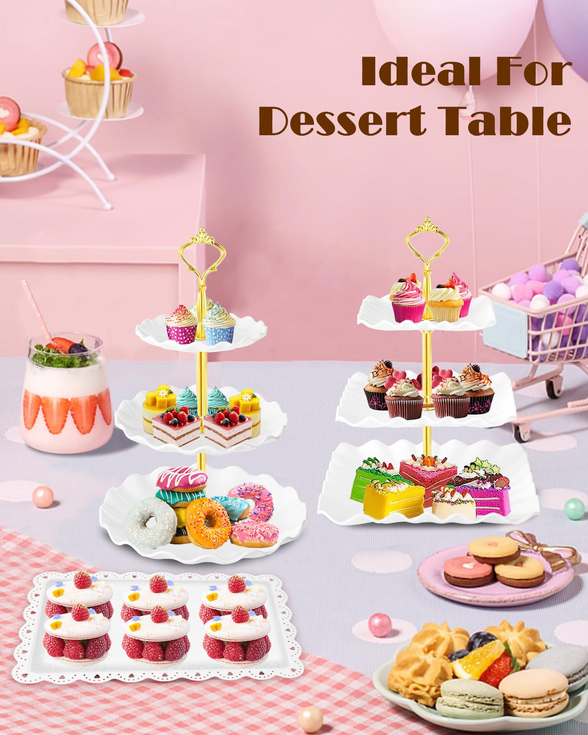 Hoedia 10-piece set meets versatile serving needs for gatherings without clutter.