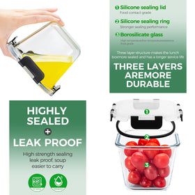 Hoenjuno glass containers withstand freezer to microwave transitions without cracking.
