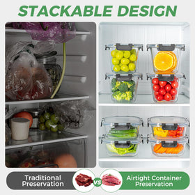Hoenjuno stackable design for space-saving kitchen organization.