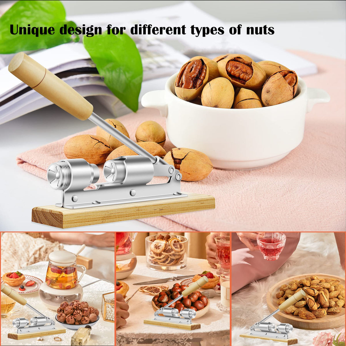 HOFHTD almond cracker suitable for almonds and other small nuts