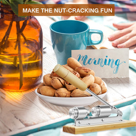 HOFHTD hazelnut cracker helps crack hazelnuts with minimal effort
