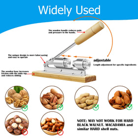 HOFHTD lever-action cracker applies steady force for shell cracking