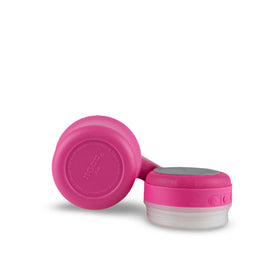 Hogg Grippy pink tumbler USB charging cable included for music on the run.