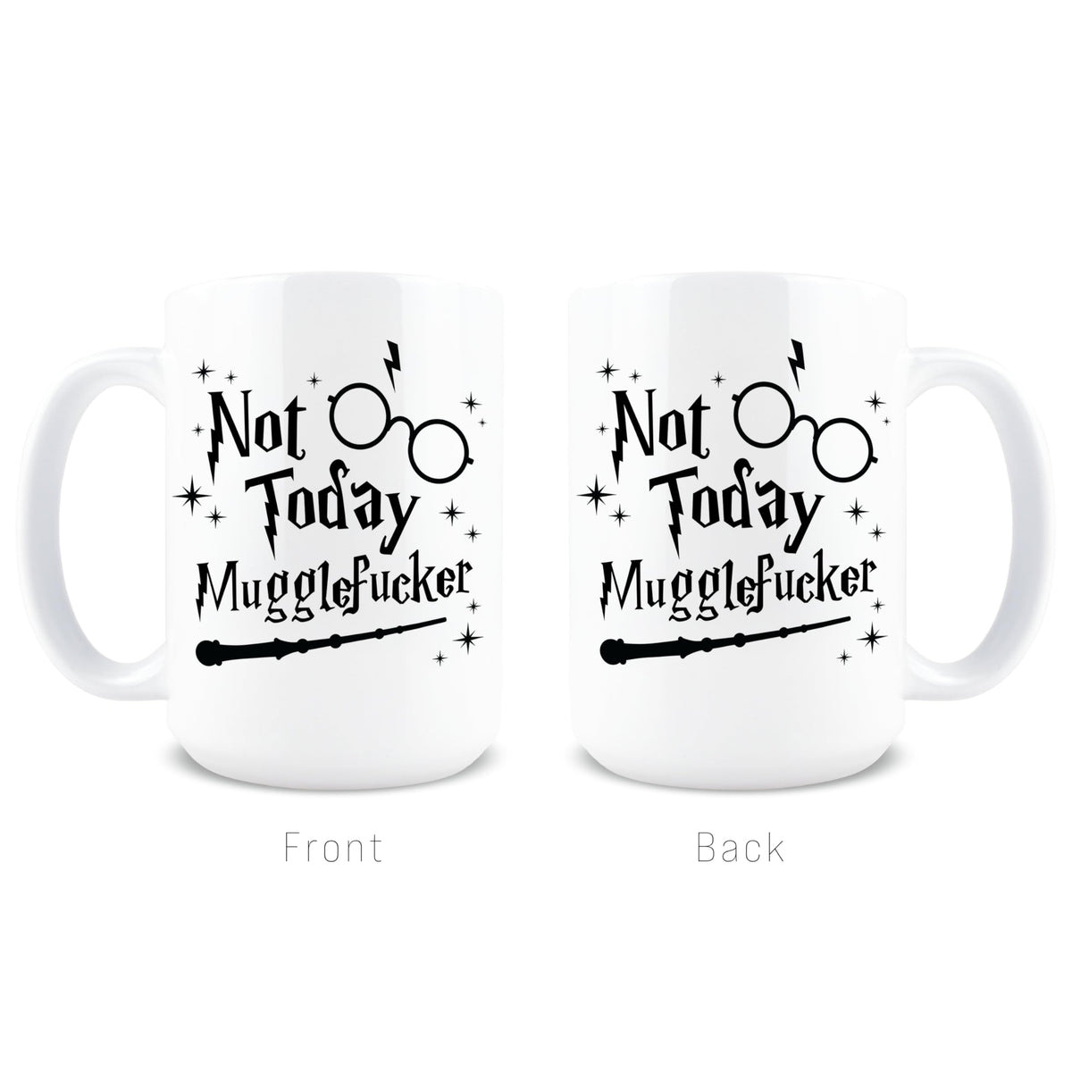 Hogg Not Today Mugglefugger mug on a desk setup, a practical office companion.