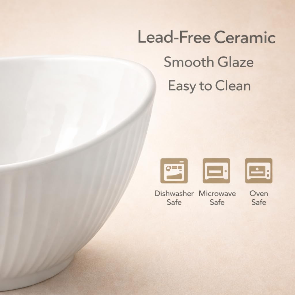 Hoilse large serving bowl suitable for pasta, fruit, or snacks at parties.