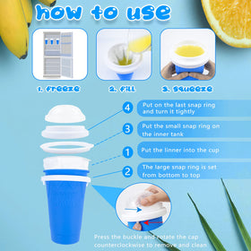 Hoinvaet slushie cup made of food-grade silicone