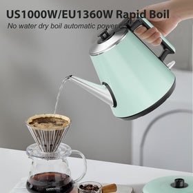 HoJang 1000W fast boil feature saves time in the morning