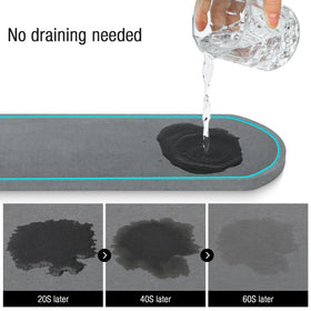 HOKEMOM diatomite tray absorbs water quickly to stay dry