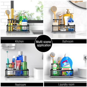 HOKEMOM kitchen sink caddy dimensions: 10.24 in L x 6.5 in W x 5.83 in H for ample capacity