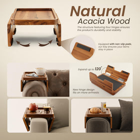 HOLANA acacia wood surface offers durable, stylish daily use.