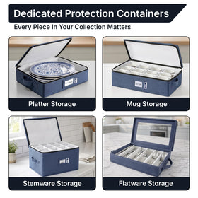 HOLDN’ STORAGE stackable design saves cabinet and moving space