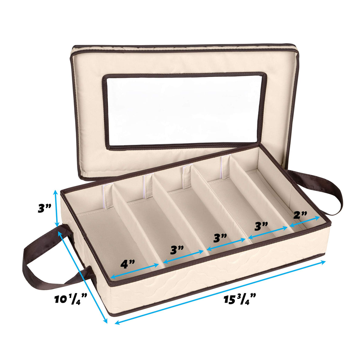 HOLDN'S STORAGE compact design fits most drawers and china cabinets.