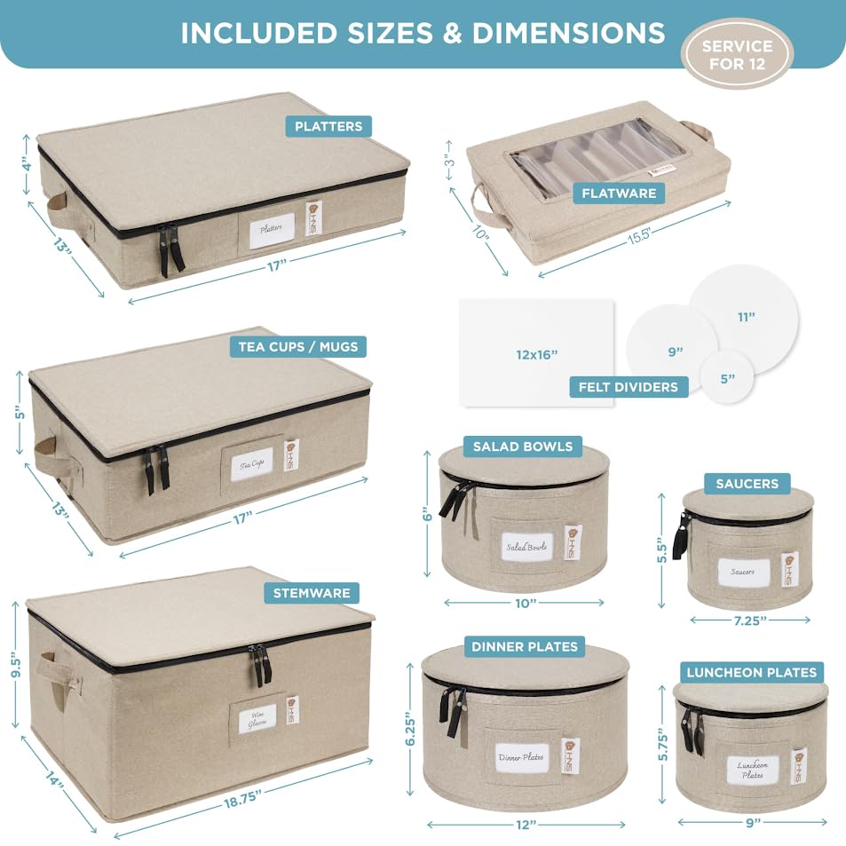 HOLDN’ STORAGE felt dividers separate pieces to reduce scratching
