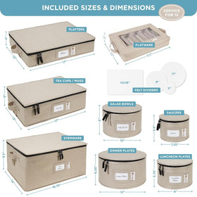 HOLDN’ STORAGE felt dividers separate pieces to reduce scratching