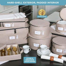 HOLDN’ STORAGE easy-to-stack boxes simplify moving and storage tasks