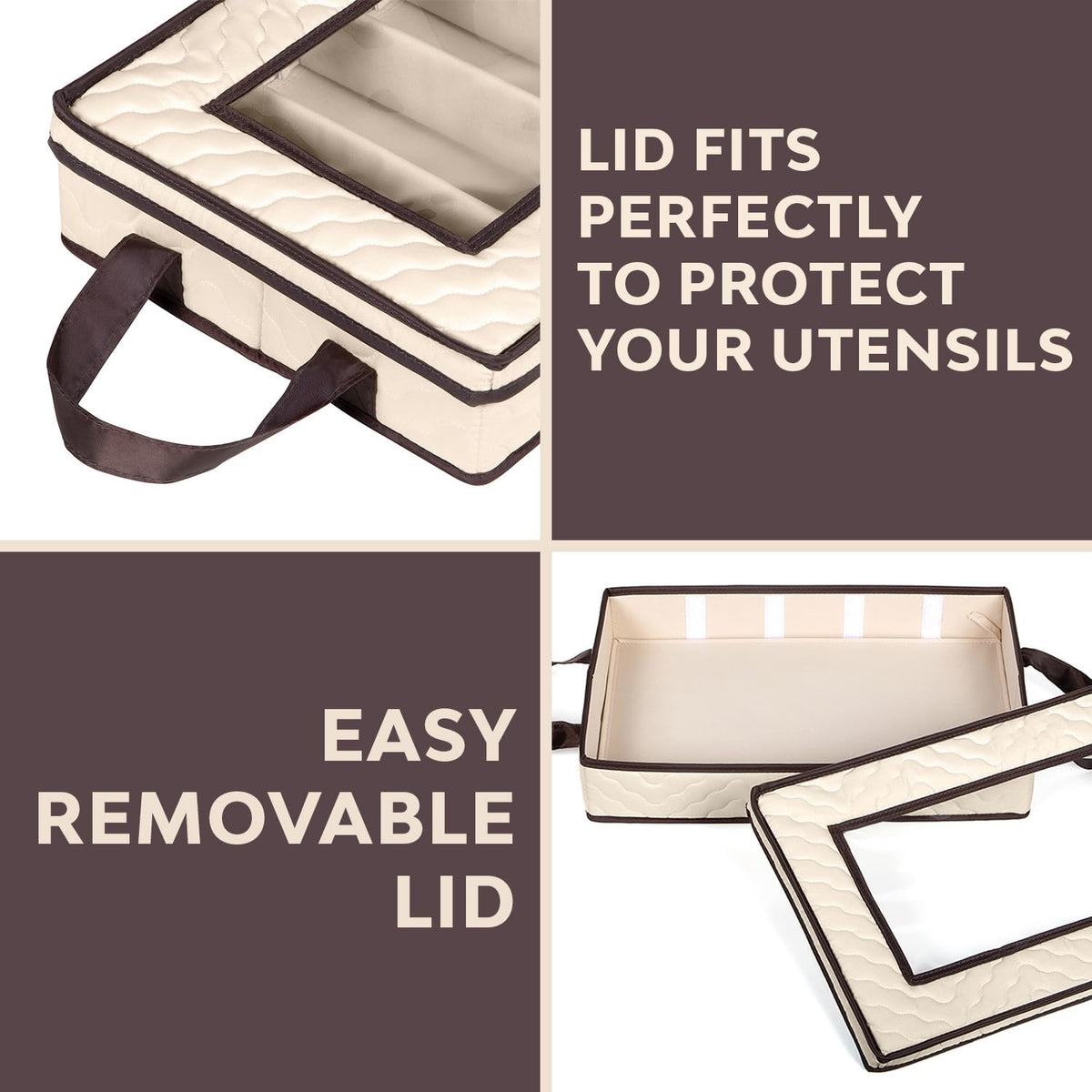 HOLDN'S STORAGE portable case with side handles ideal for picnics and outings.