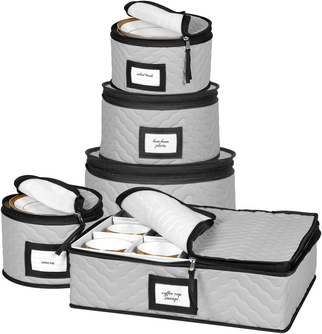HOLDN’ STORAGE China 5-piece container holding up to 12 place settings during moves