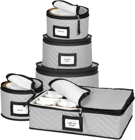 HOLDN’ STORAGE China 5-piece container holding up to 12 place settings during moves