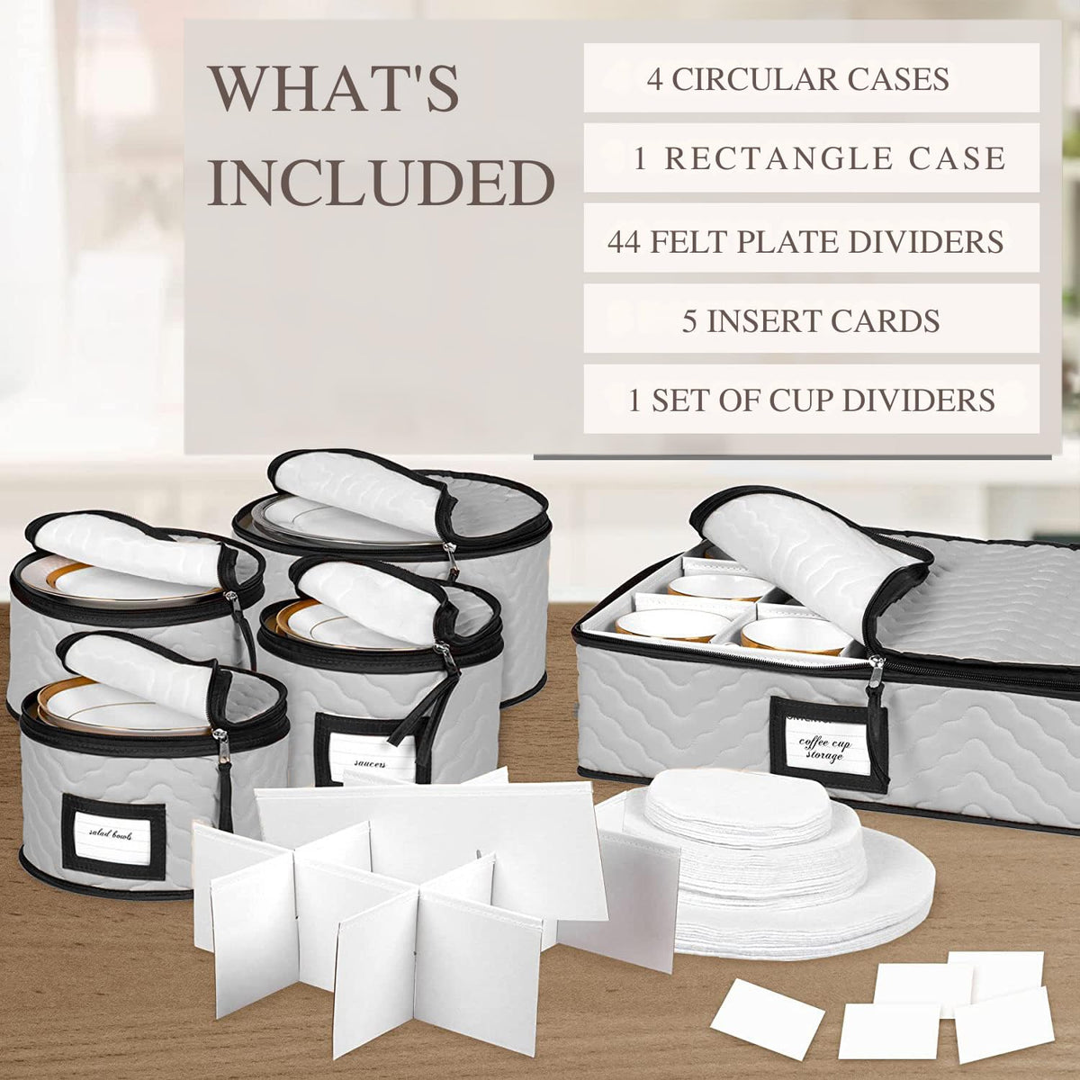 HOLDN’ STORAGE clear window container to see contents at a glance