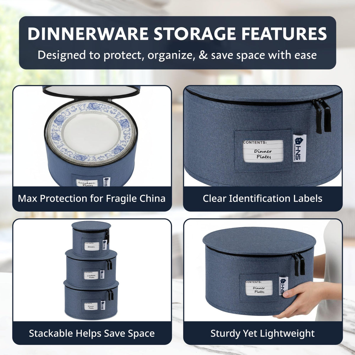 HOLDN’ STORAGE protective dividers prevent scratches and wear on contents