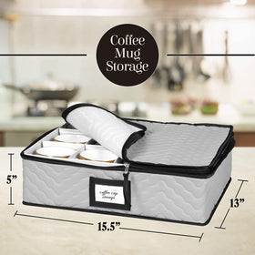 HOLDN’ STORAGE seasonal storage for glasses, plates, and mugs