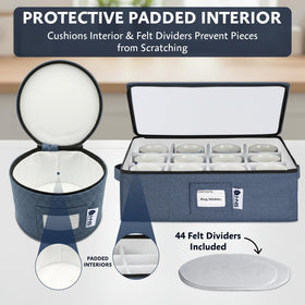HOLDN’ STORAGE organizer for plates, mugs, saucers and glasses