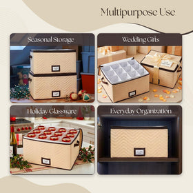 HOLDN’ STORAGE thick quilting reduces risk of chips and scratches.