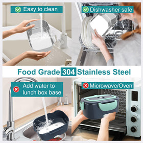 HOLDRUBY removable 1.5L container dishwasher-safe for easy cleanup