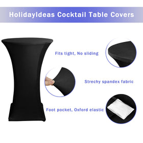 HolidayIdeas dust and scratch protection table drape keeps tables clean.