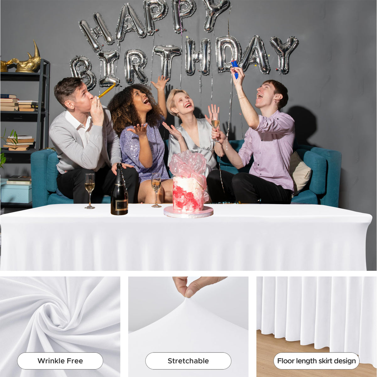 HolidayIdeas easy installation with one-piece design for quick setup.