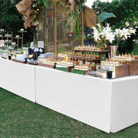 Durable polyester fabric stands up to busy event days.