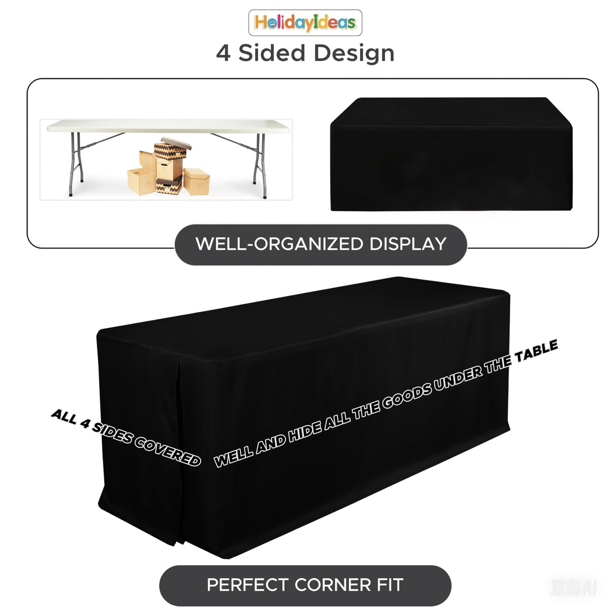 HolidayIdeas water-repellent tablecloth beads spills to protect outdoor surfaces