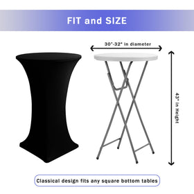 HolidayIdeas wrinkle-resistant easy-care cover for reusable event use.