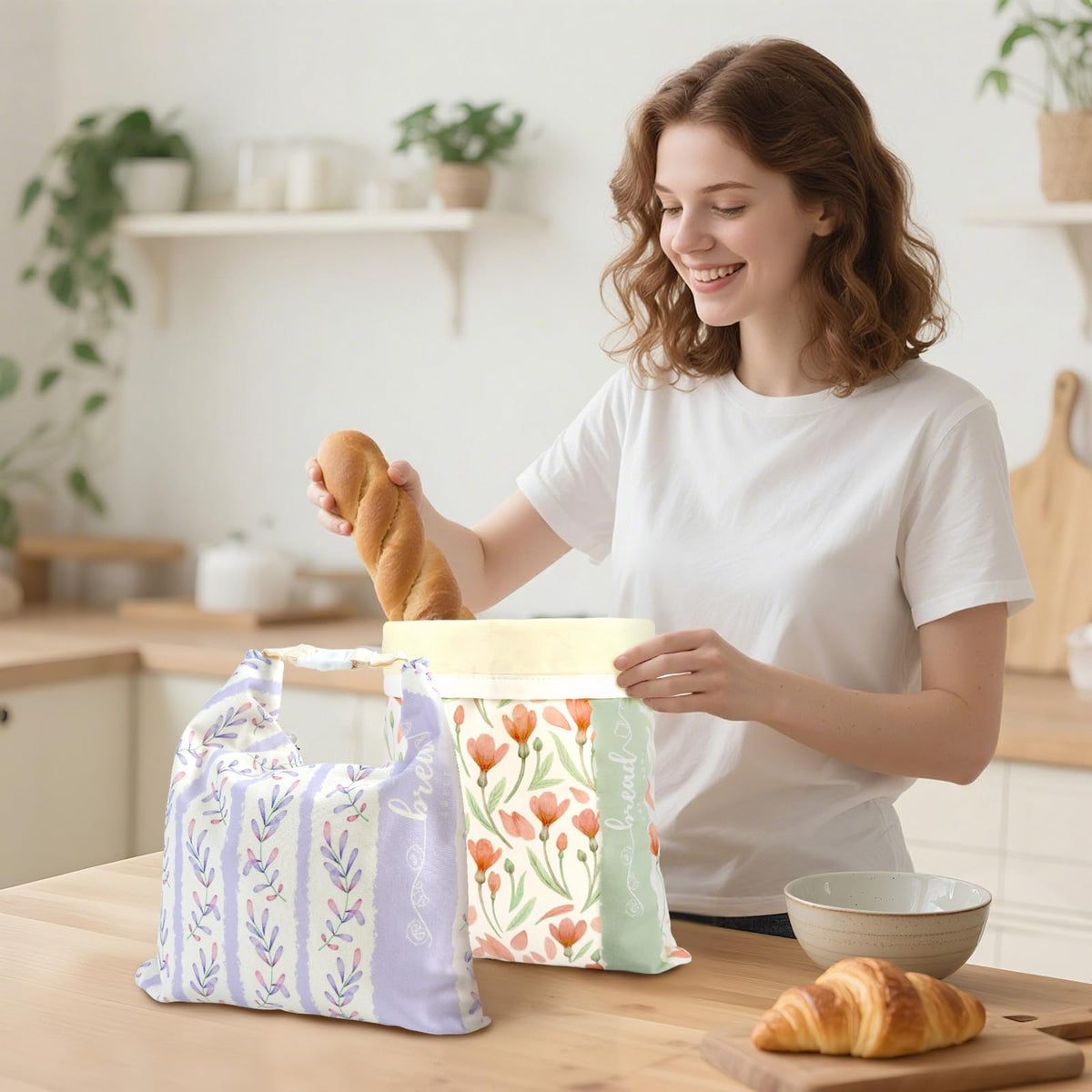 Holismo Beeswax Sourdough Bread Bags kitchen use; everyday homesteading essential.